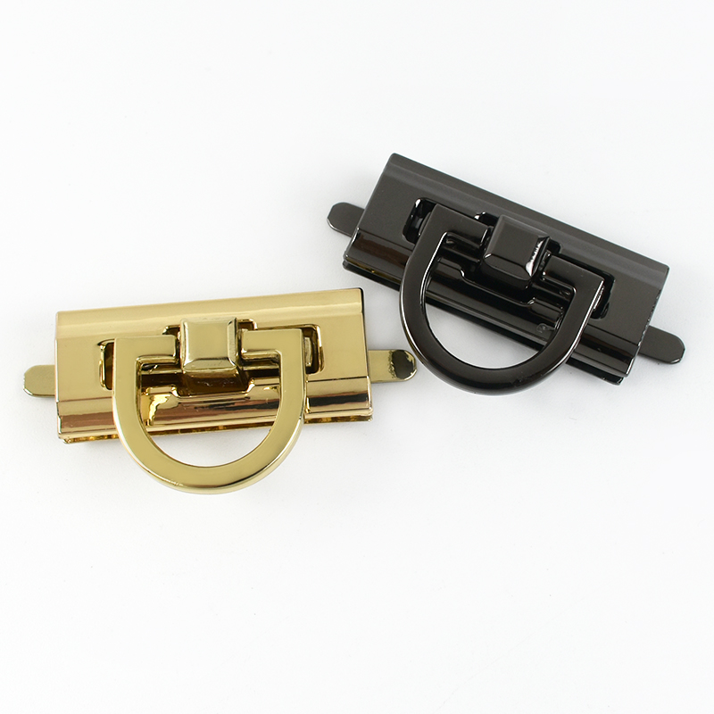 Meetee BF310 17*42mm Handbags DIY Handmade Square Alloy Turn Twist Locks